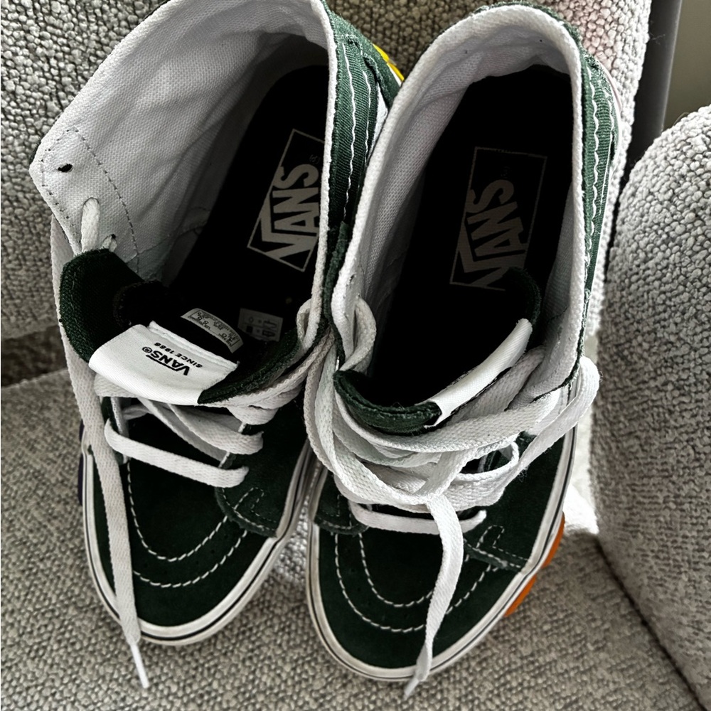 Vans Sk8-Hi Tapered Stackform OSF floral platform sneakers, size 5.5 - Picture 11 of 13